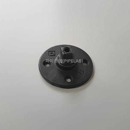 파이프랩 - DIY 파이프인테리어파이프조명 흑관플랜지[철]파이프랩(PIPELAB)