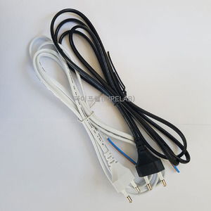 파이프랩 - DIY 파이프인테리어무접지전선코드 2M(검정, 흰색)자체브랜드